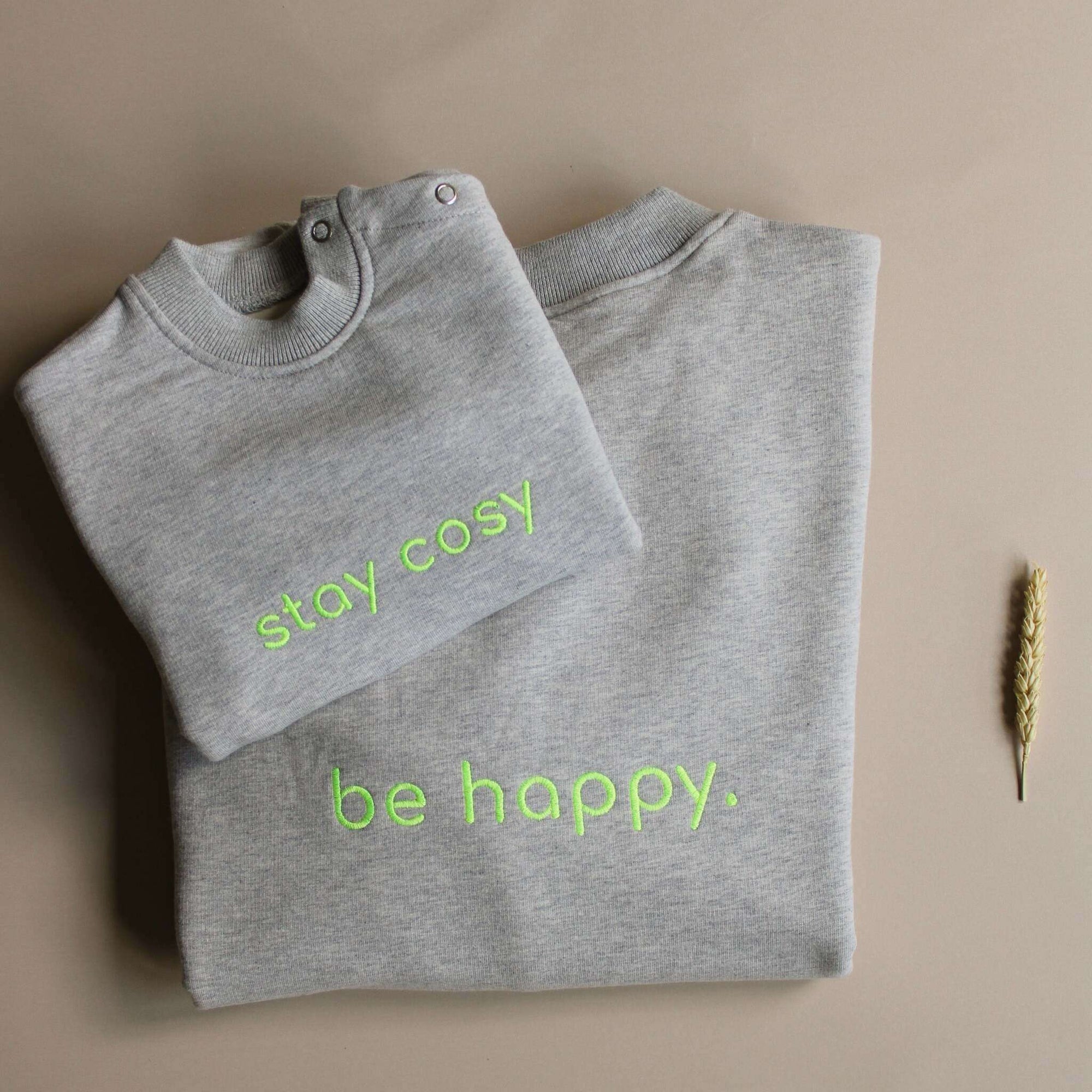 Family Sweatshirt - Mum - Grey Melange