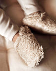 Organic Teddy Shoes - Cream - SALE