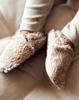 Organic Teddy Shoes - Cream - SALE