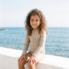 Sustainable UV Longsleeved Bathing Suit - Caramel (UV STANDARD 801)