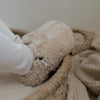 Organic Teddy Shoes - Cream - SALE