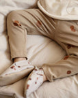Organic Rib Leggings - Pure Apple - SALE