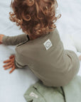 Organic Slim Longsleeve - Khaki - SALE