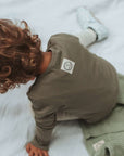 Organic Slim Longsleeve - Khaki - SALE