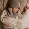 Organic Knit Scarf - Caramel