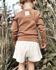 Organic Slim Longsleeve - Walnut - S A L E