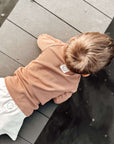 Organic Slim Longsleeve - Walnut - S A L E