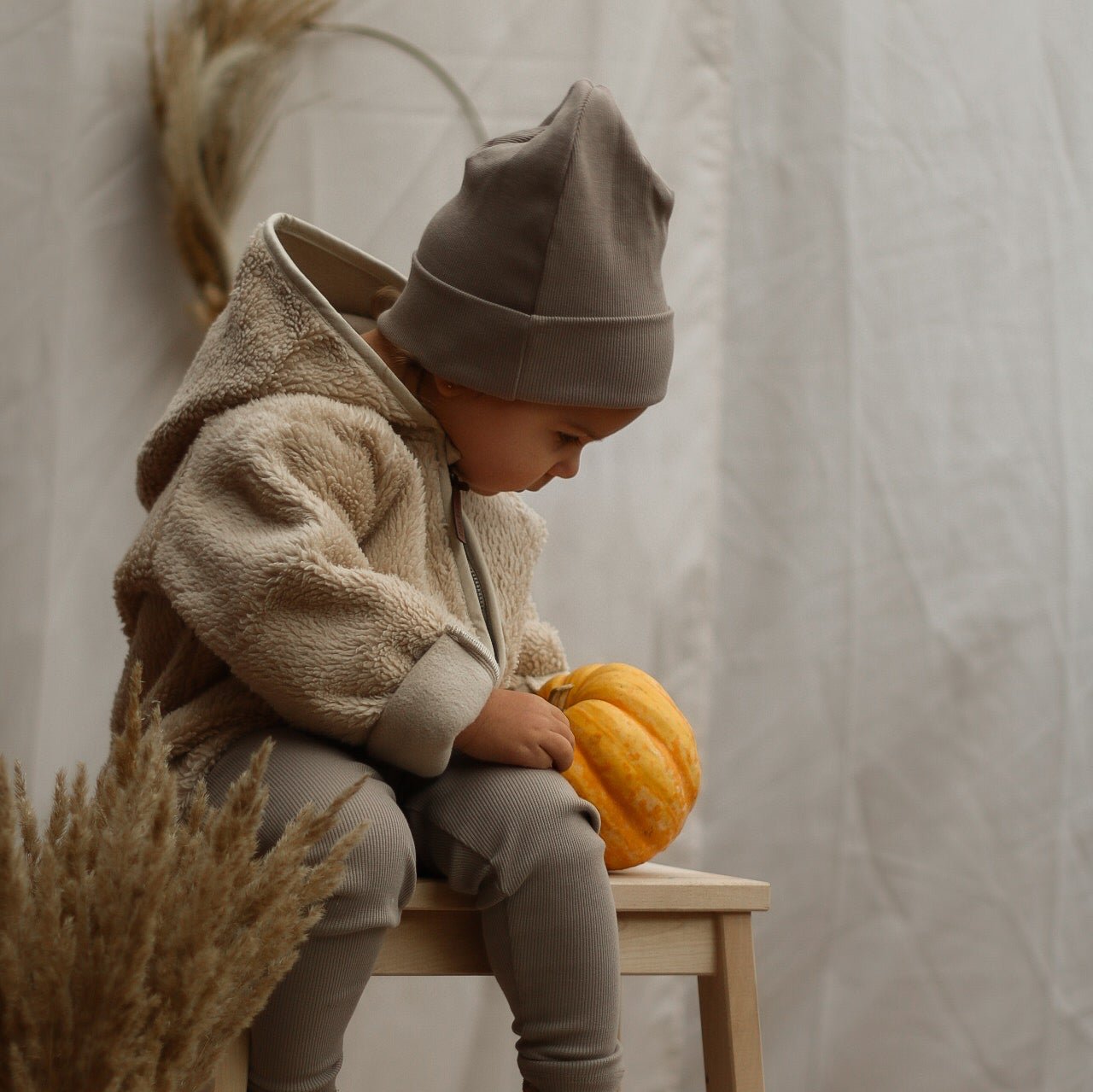 Organic Teddy Jacket - Cream - SALE