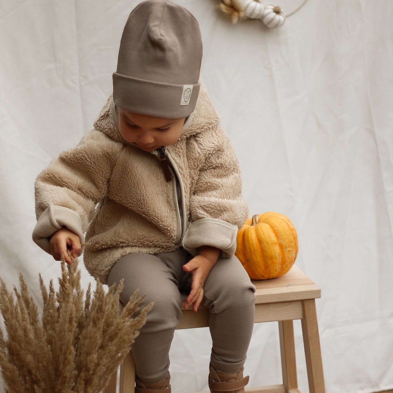 Organic Teddy Jacket - Cream - SALE