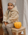 Organic Teddy Jacket - Cream - SALE