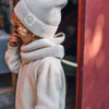 Organic Knit Scarf - Sand