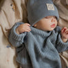 Organic Knit Beanie - Dusty Blue