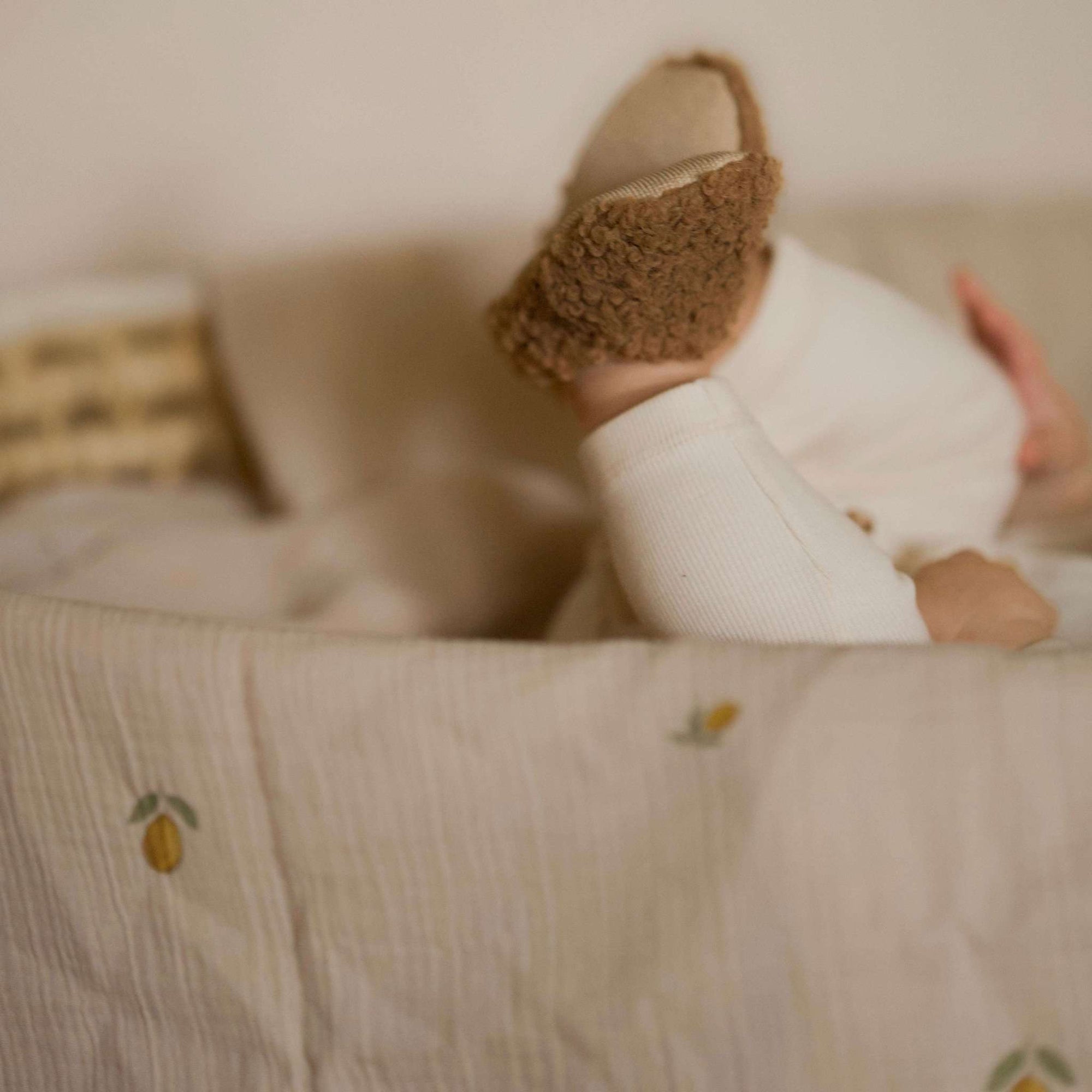 Organic Muslin Swaddle - Pure Lemon - 120x120cm - SALE