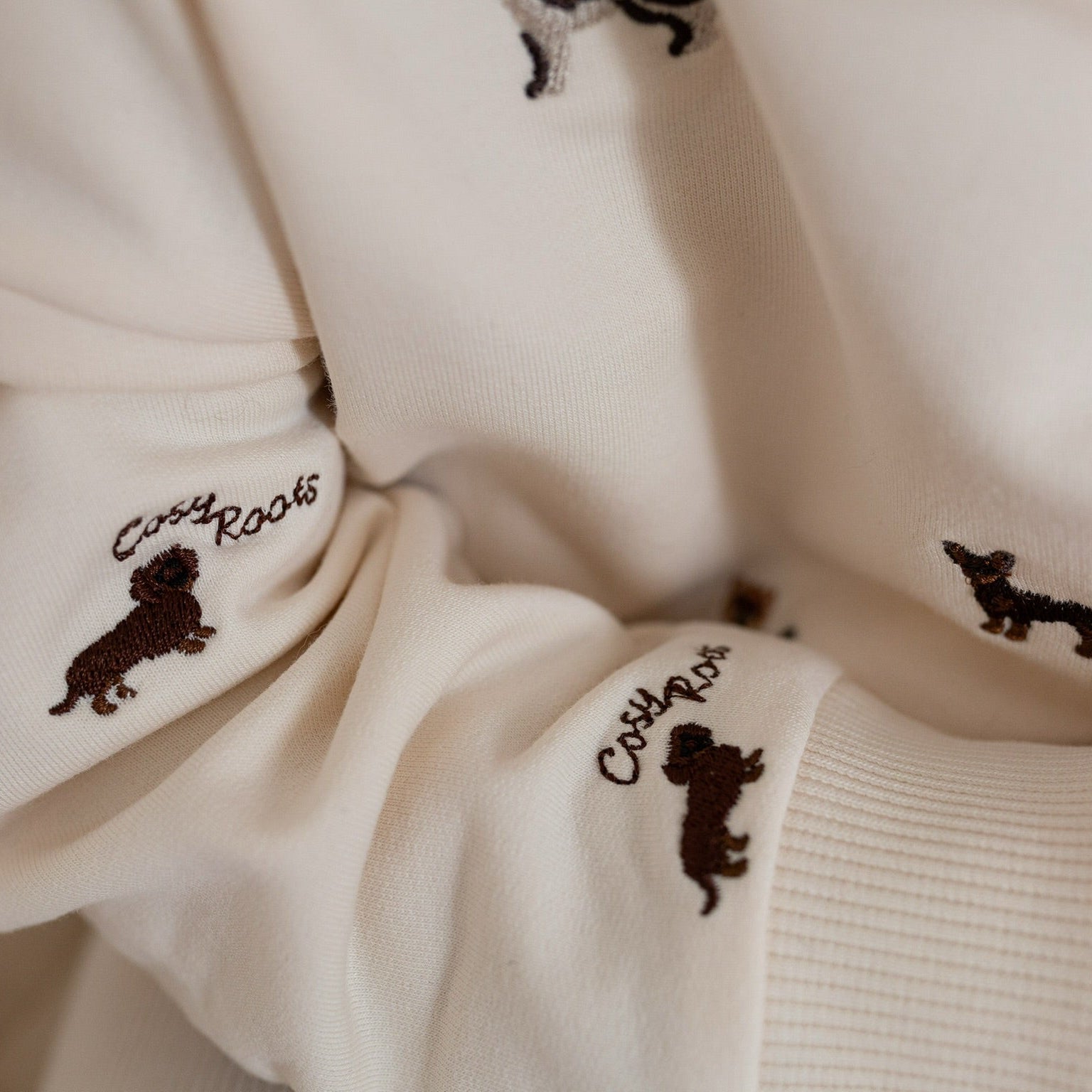 GOTS Organic Family Sweatshirt - Puppy Love