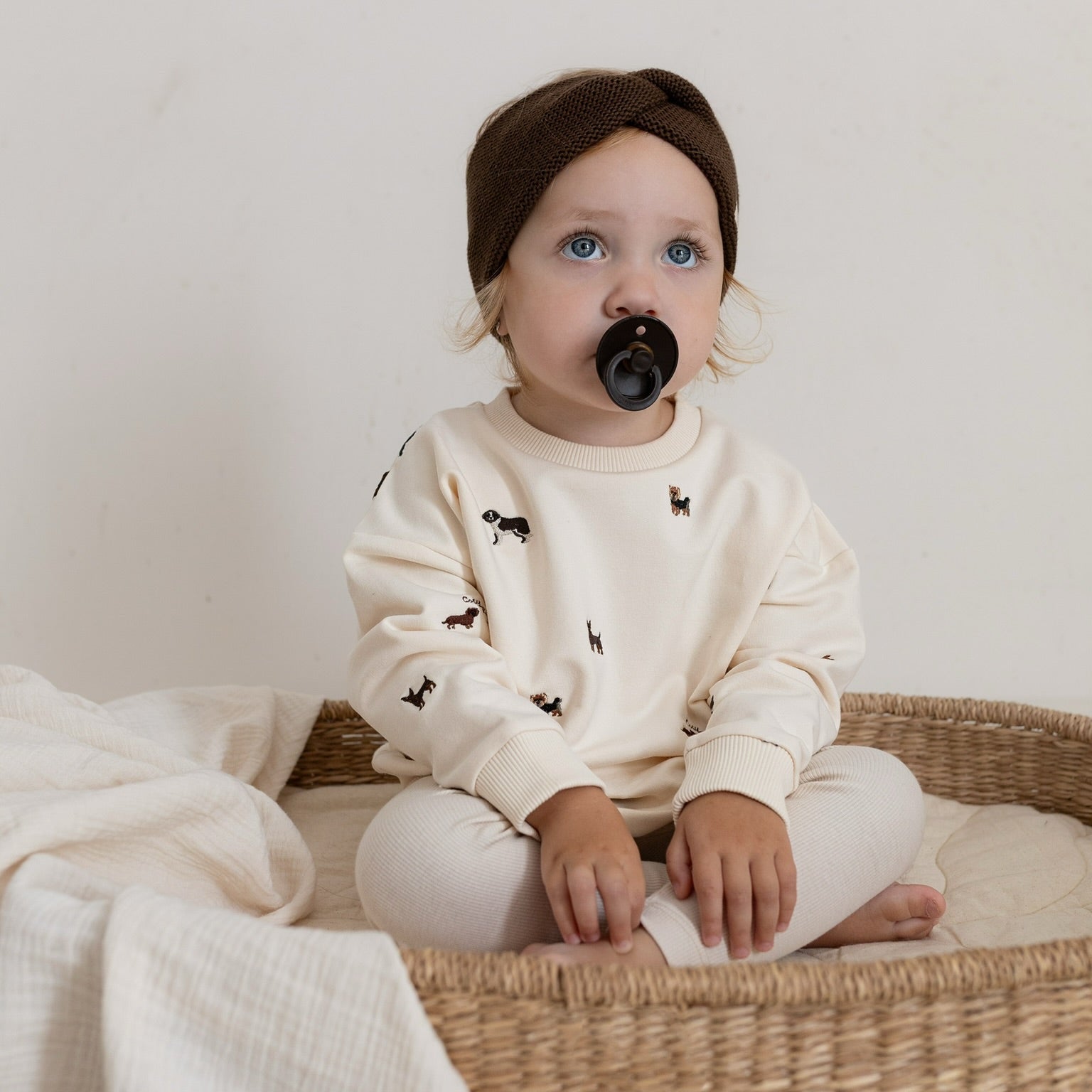 GOTS Organic Family Sweatshirt - Puppy Love
