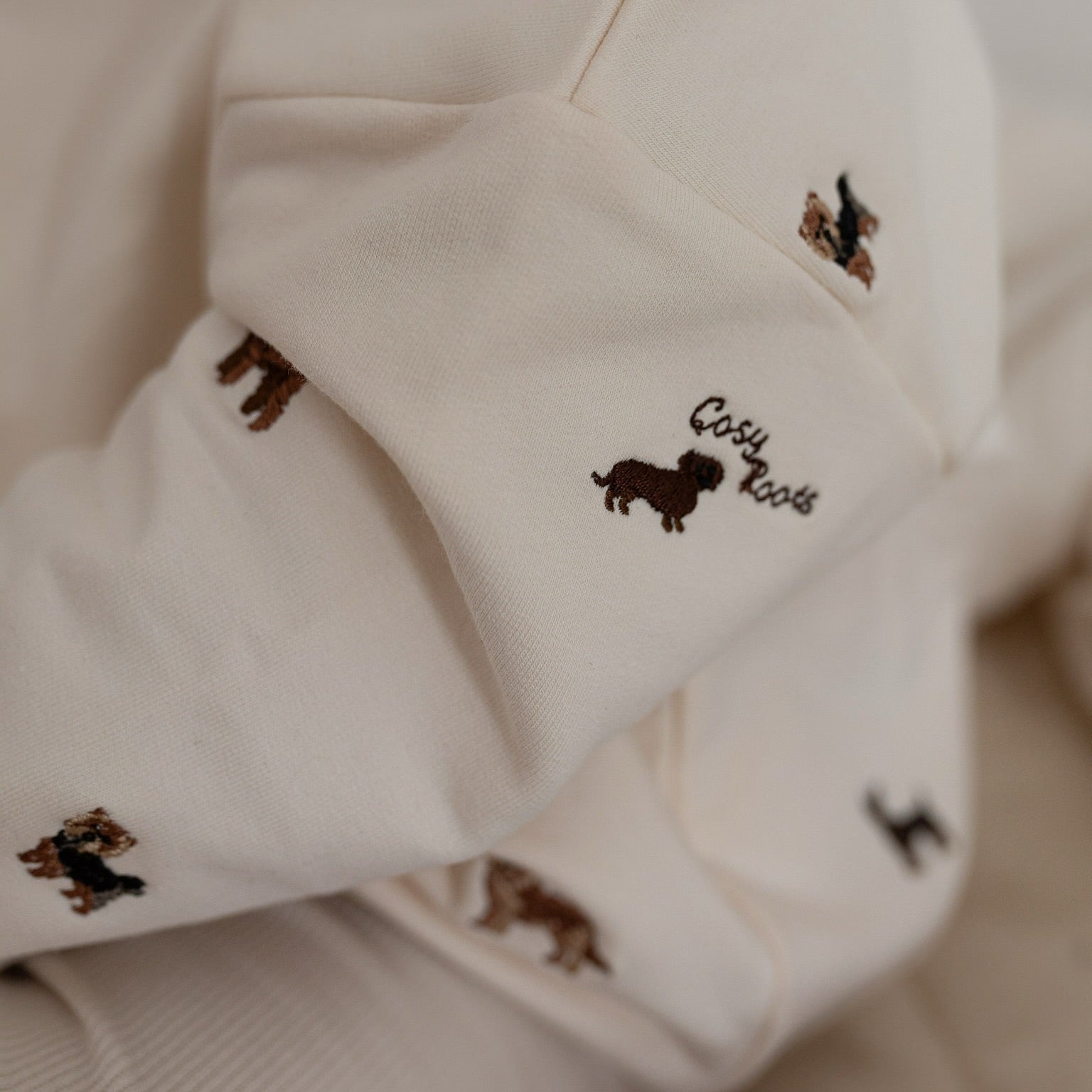 GOTS Organic Family Sweatshirt - Puppy Love