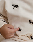 GOTS Organic Family Sweatshirt - Puppy Love