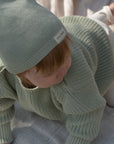 Organic Oversize Knit Pulli - Seagrass