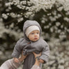 Organic Fleece Overall - Dark Grey Melange - SALE