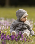 Organic Fleece Overall - Dark Grey Melange - SALE