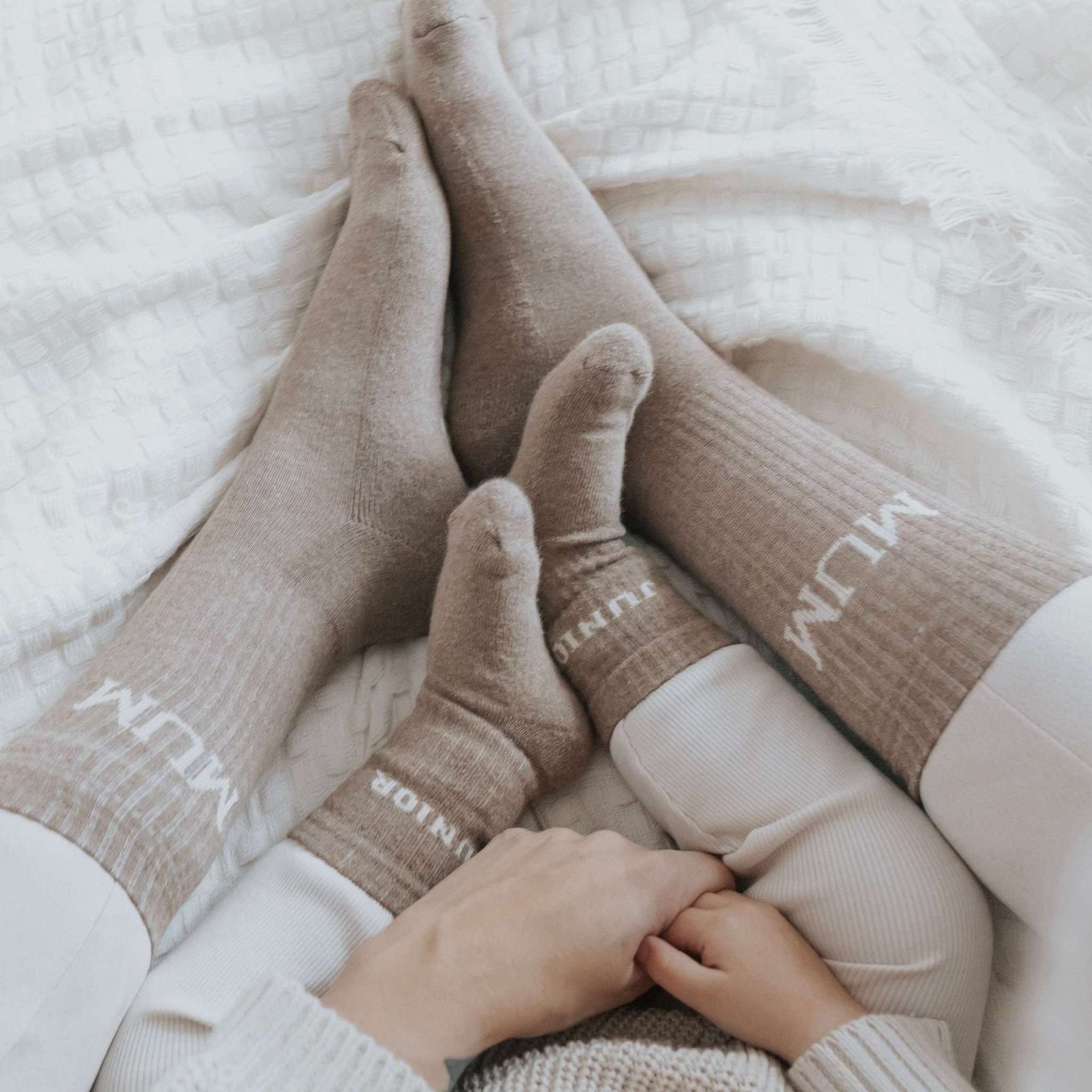 Organic MUM Socks - Oatmilk