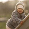 Organic Fleece Jacket - Dark Grey Melange 