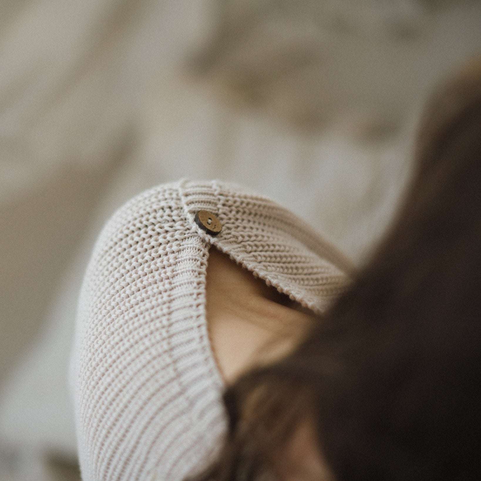 Organic Knit Pulli - MUM - Sand - REGULAR FIT