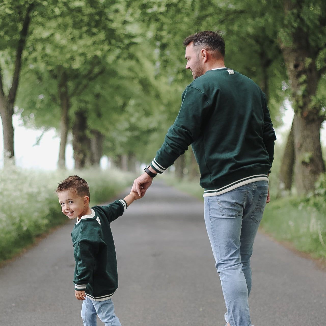 Family Sweatshirt - Vintage Green - SALE