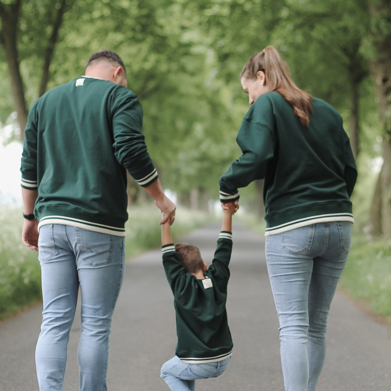 Family Sweatshirt - Vintage Green - SALE