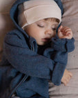 Organic Fleece Jacket - Blue Melange - SALE