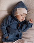 Organic Fleece Jacket - Blue Melange - SALE