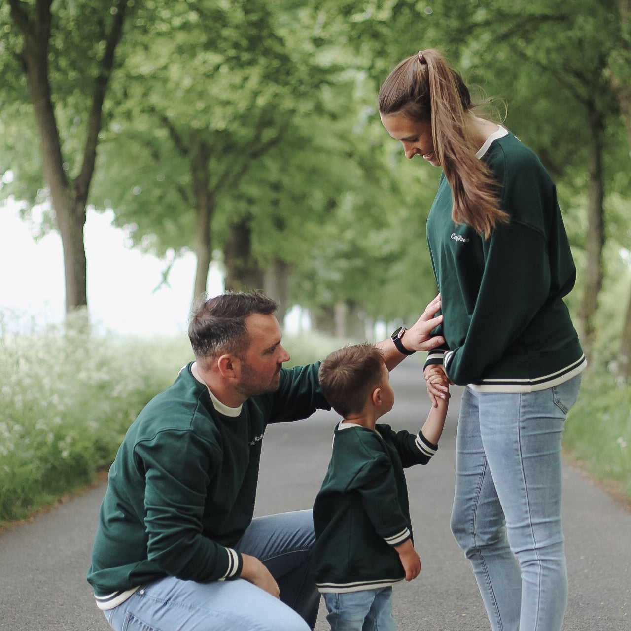 Family Sweatshirt - Vintage Green - SALE