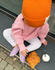 GOTS Organic Oversize Knit Pulli - Candy Pink