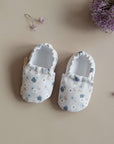 Vegan Shoes - Blue Flowers