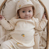 Organic Rib Sweatshirt - Pure Lemon