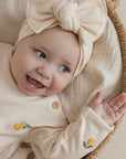 Organic Rib Sweatshirt - Pure Lemon