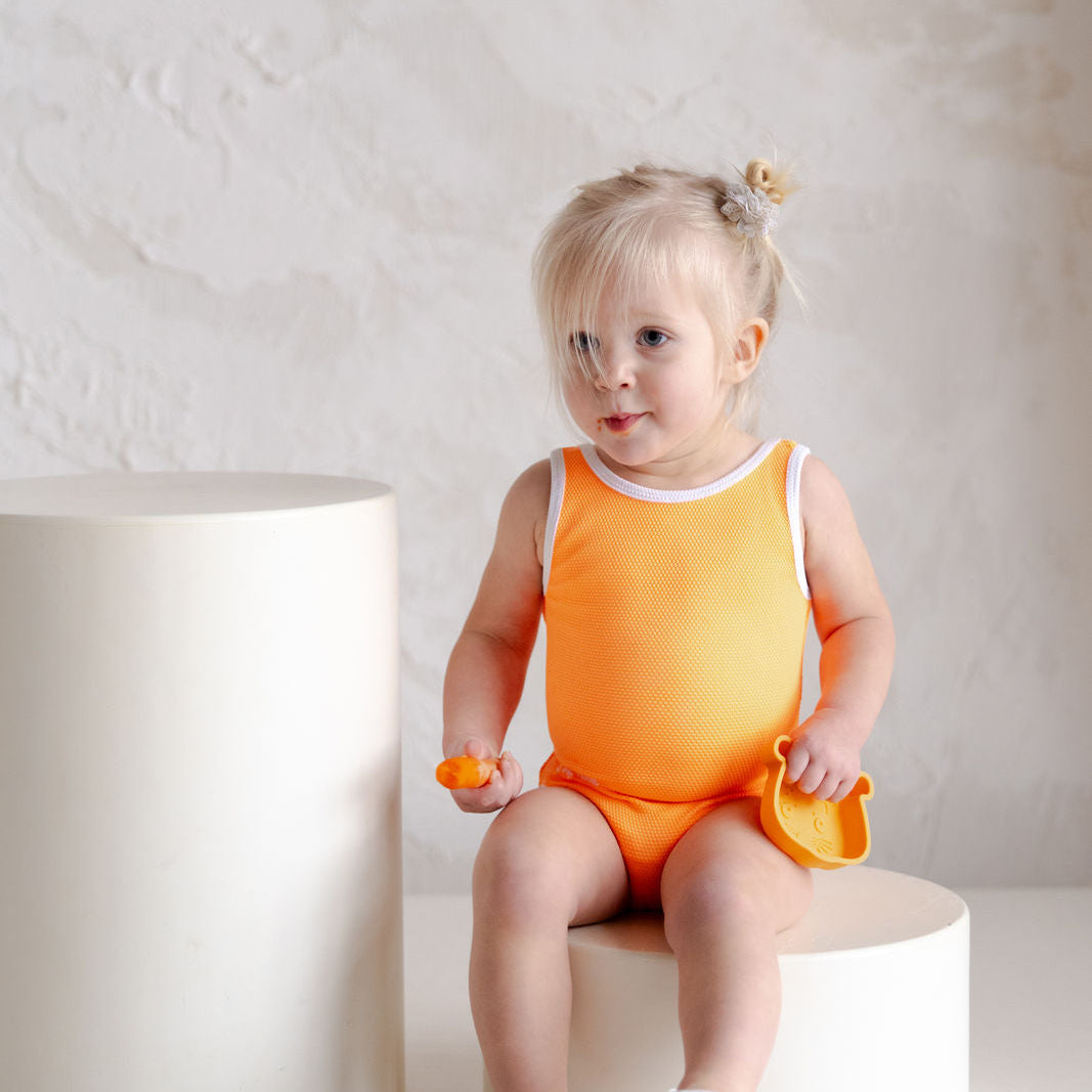 Sustainable Bathing Suit - Bright Orange