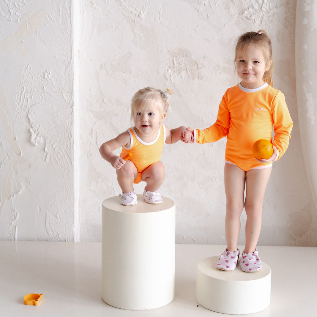 Sustainable Bathing Suit - Bright Orange