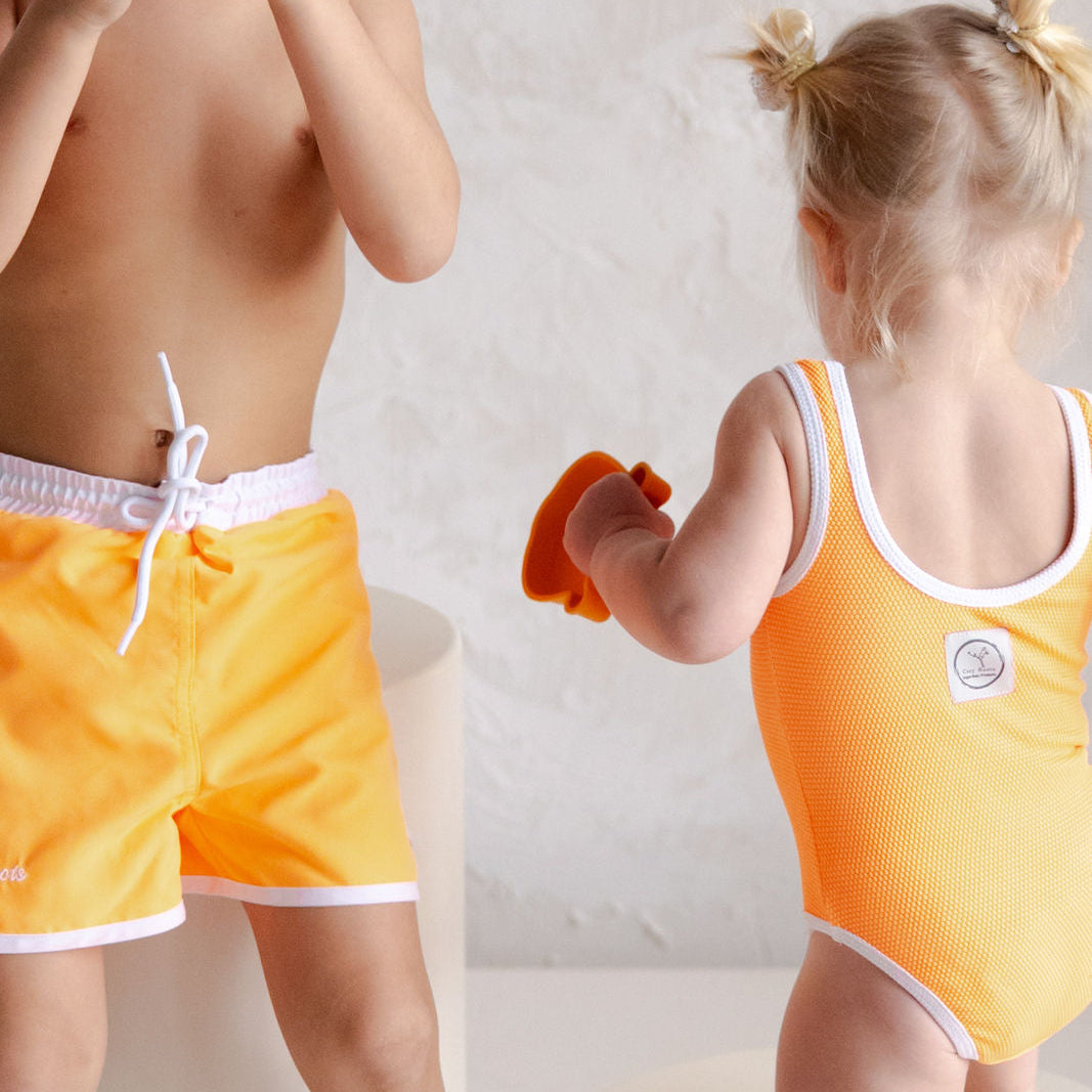 Sustainable Bathing Suit - Bright Orange