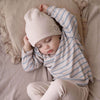 Organic Rib Sweatshirt - Blue Striped