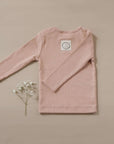 Organic Slim Longsleeve - Dusty Rose
