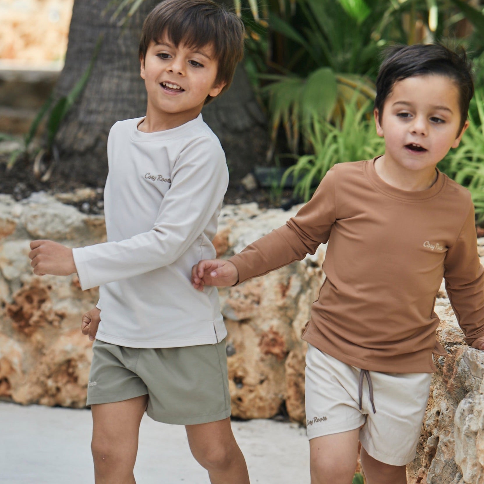 Sustainable UV Shirt - Sand (UV STANDARD 801)