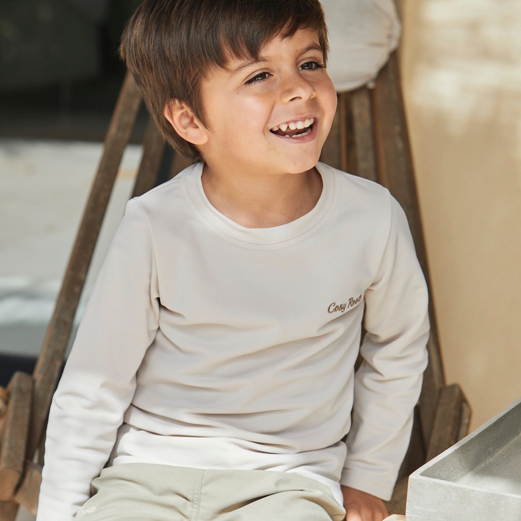 Sustainable UV Shirt - Sand (UV STANDARD 801)