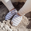 Vegan Shoes - Caramel Striped