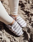 Vegan Shoes - Caramel Striped