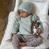 Organic Thin Knit Beanie - Seagrass