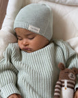 Organic Oversize Knit Pulli - Seagrass