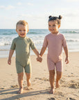 UV Romper  - Khaki (UV Standard 801)