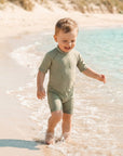 UV Romper  - Khaki (UV Standard 801)