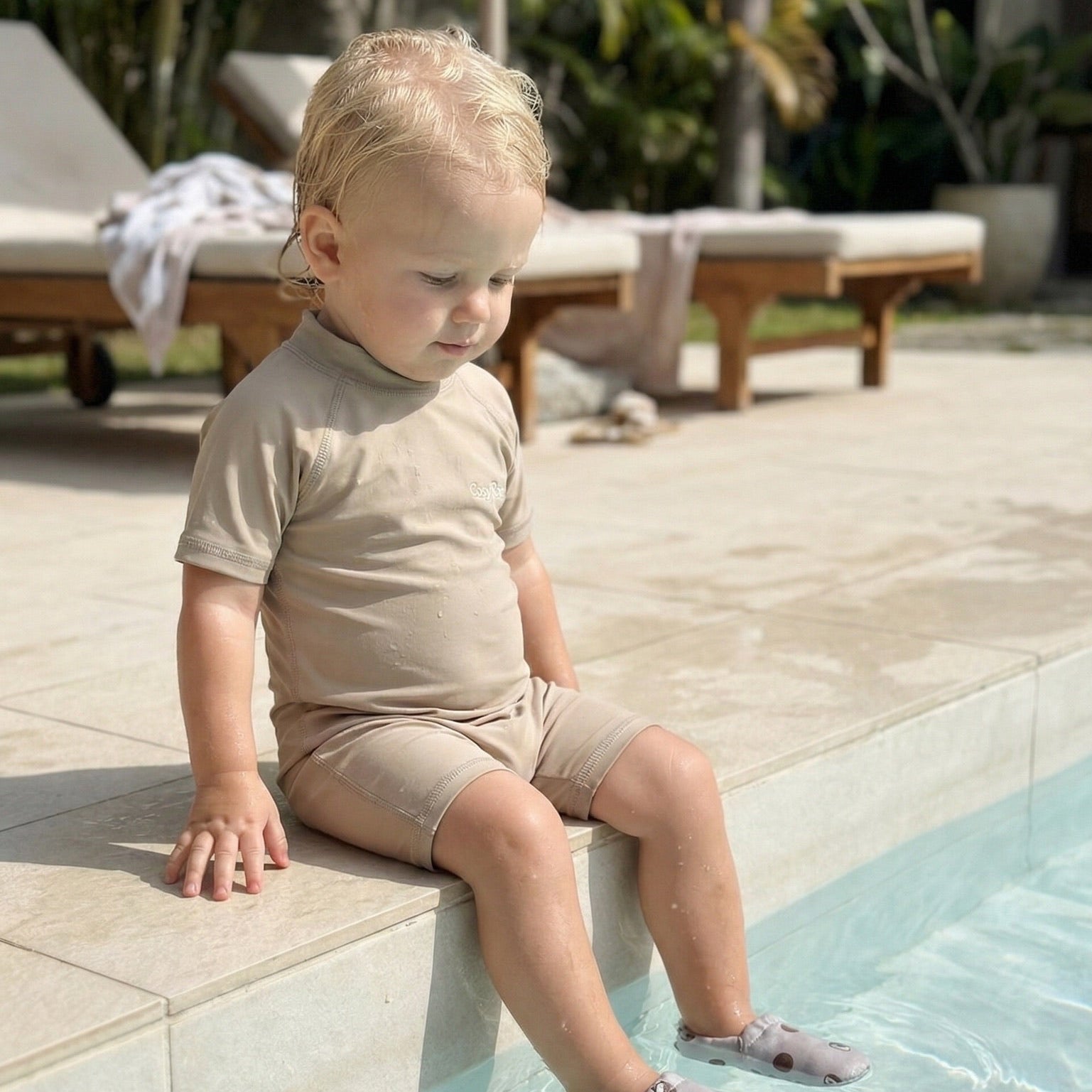 UV Romper - Caramel (UV STANDARD 801)